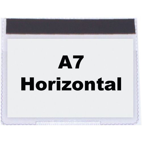 Busta portadocumenti trasparente A7 magnetica - Manutan,