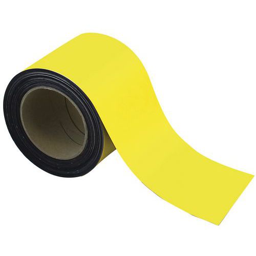 Nastro magnetico marcatura 10mx100mm giallo- Manutan Expert,