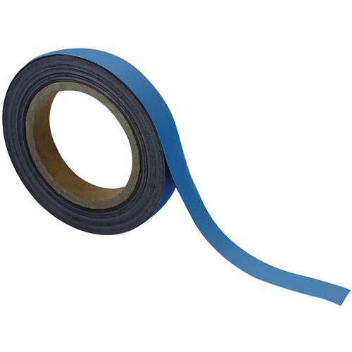 Nastro magnetico riscrivibile 20mm x 10m blu - Manutan,