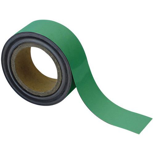 Nastro magnetico riscrivibile 50mm x 10m verde - Manutan,