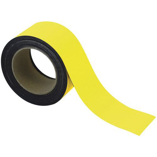 Nastro magnetico marcatura 10mx60mm giallo-Manutan Expert,