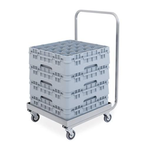 Portacestello base con manico inox,