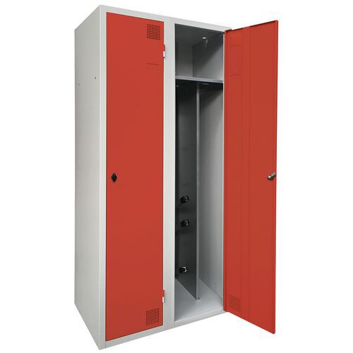 Armadio asciugatura abiti sporchi 2 colonne con portalucchet,