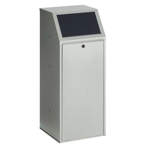 Pattumiera raccolta differenziata in acciaio - Antracite 70L,