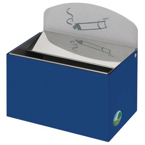 Posacenere 0,8L con pannello blu,