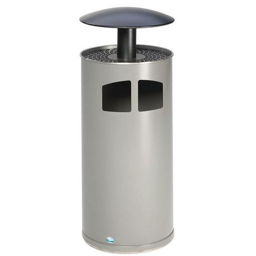 Posacenere-cestino 75L argento,