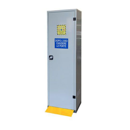 Armadio di sicurezza per bombole gas compresso 1 anta,