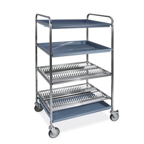Carrello scolapiatti - bicchieri 120 piatti,