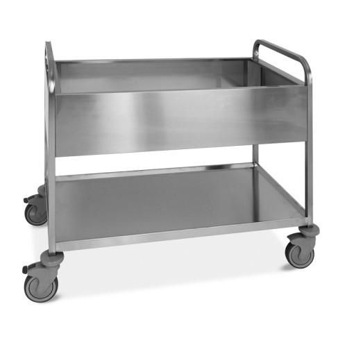 Carrello per sbarazzo telaio senza fondo per bacinelle,