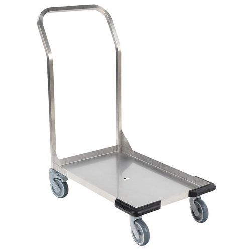 Carrello inox con pianale piccolo 900x600,