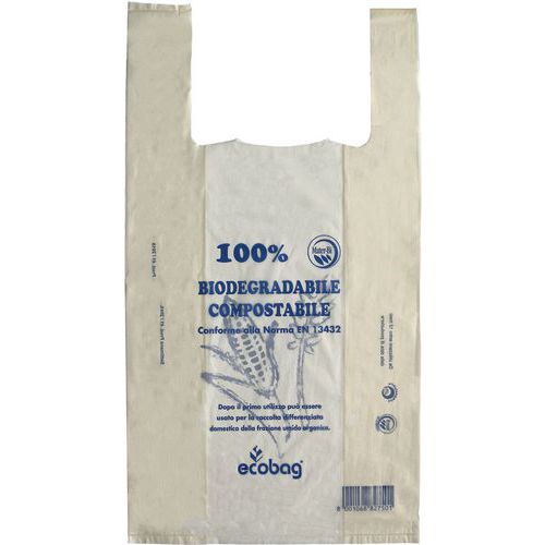 Sacchetto shopper raccolta umido 50 cm,