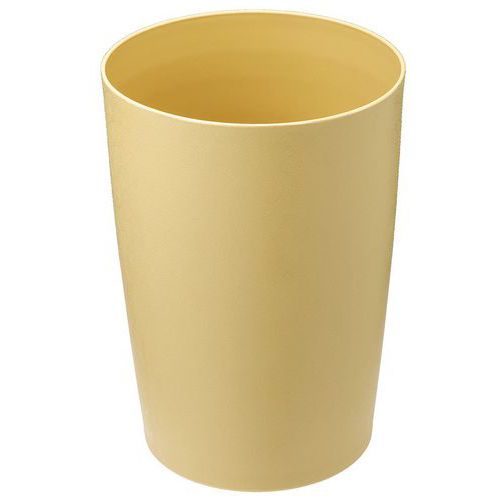 Cestino ignifugo cilindrico beige,