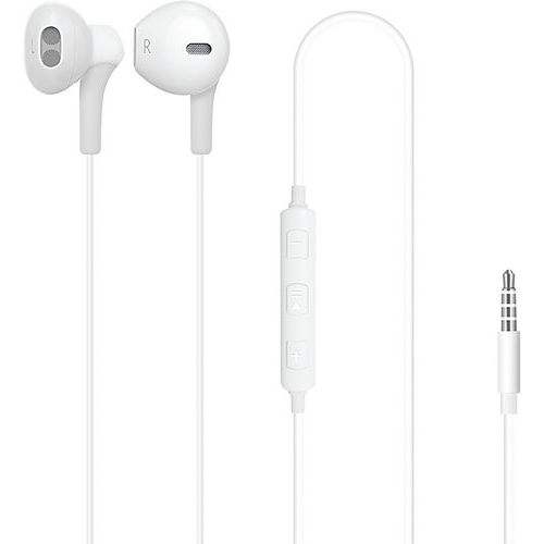 Kit auricolari stereo per iPhone 5 e 6 iPad e Android–Bianco,