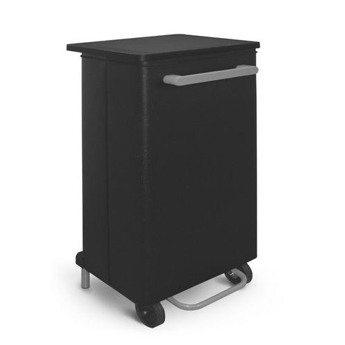 Contenitore a pedale 90 LT nero,