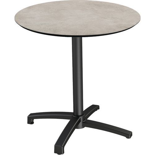 Tavolino da bistrot pieghevole X CROSS Moonstone Ø 70 cm,