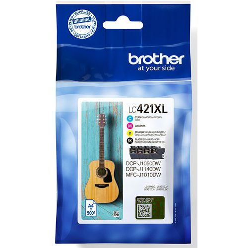 Conf 4 cartucce alta capacità 500 pagine BCMY - Brother,