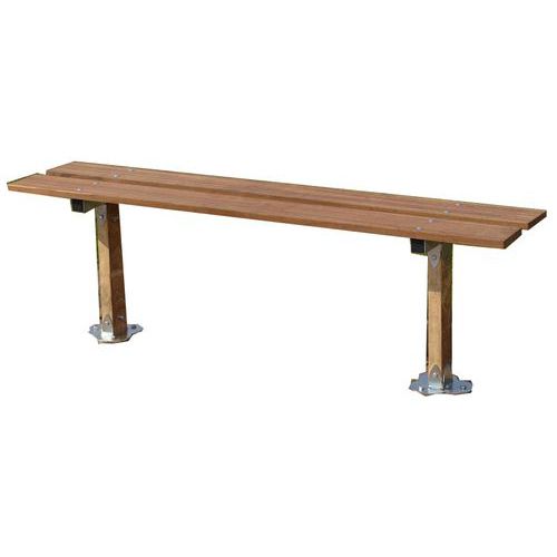 Panchina da 1 m su piastra - Mottez,