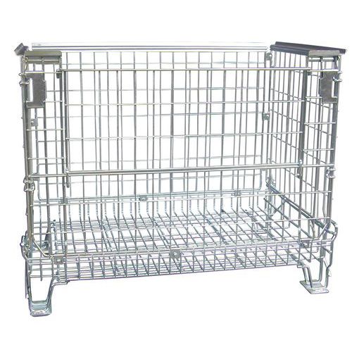 Cassa-pallet a griglia e ripiegabile 820x1230x960,