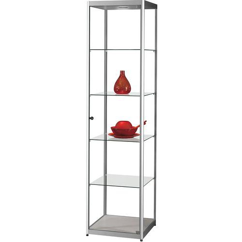 Vetrina espositiva 500x500x2000mm - Alluminio,