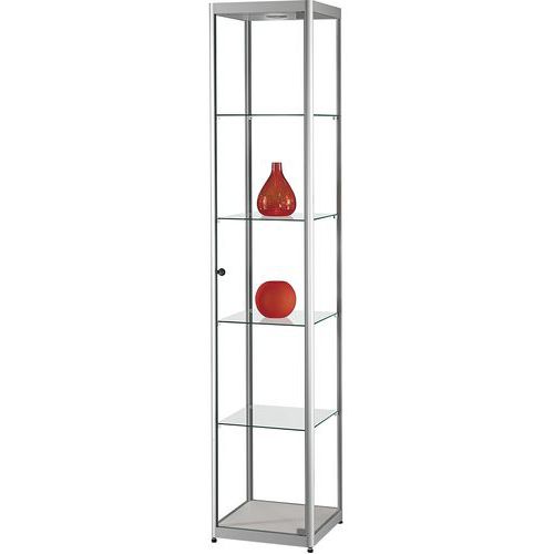 Vetrina espositiva 400x400x2000mm - Alluminio,
