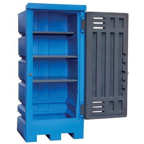 Armadio di ritenzione con ripiani,