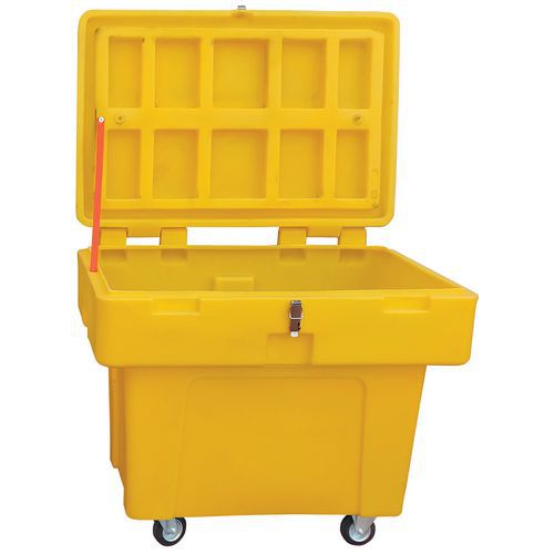 Contenitore con coperchio - 300 litri con ruote,