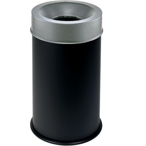 Gettacarte antifuoco - coperchio Grigio,