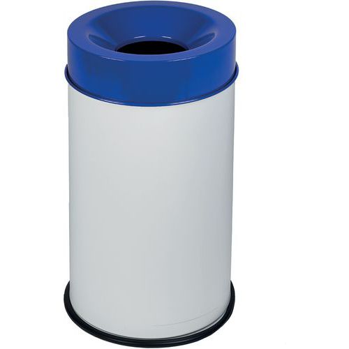 Gettacarte antifuoco - coperchio Blu,