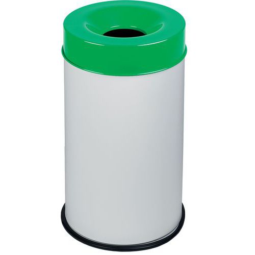 Gettacarte antifuoco - coperchio Verde,