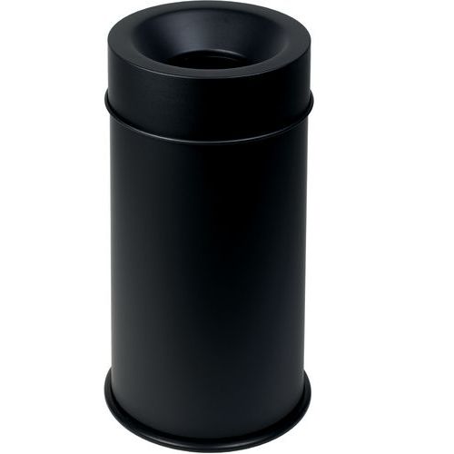 Gettacarte antifuoco - corpo nero 90 L,