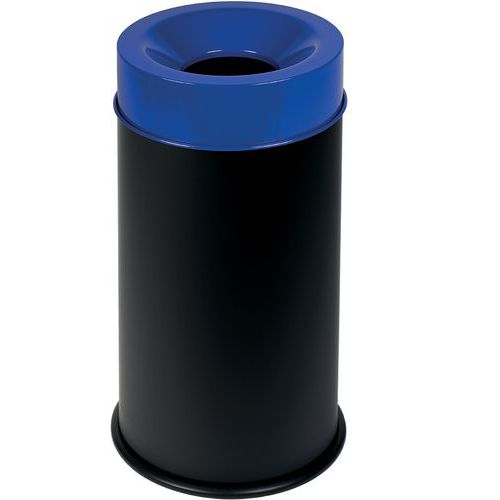 Coperchio Blu per Gettacarte antifuoco,