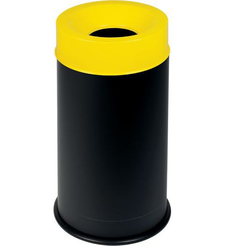 Coperchio Giallo per Gettacarte antifuoco,