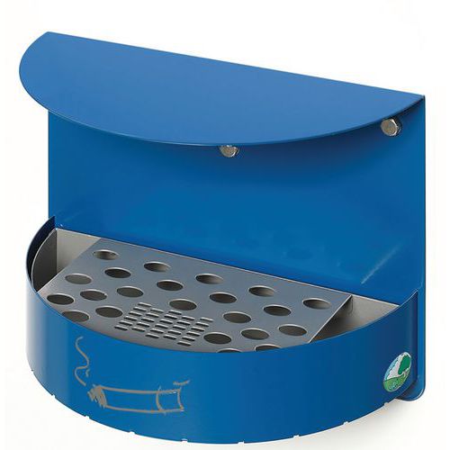 Posacenere da parete blu,