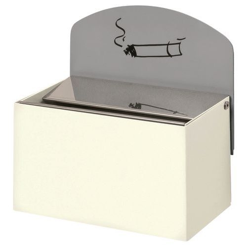 Posacenere 0,4L con pannello bianco,