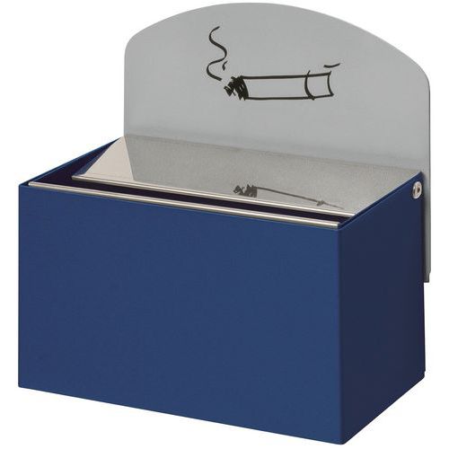 Posacenere 0,4L con pannello blu,