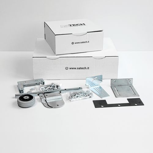 Kit porta scorrevole con guide telescopiche,