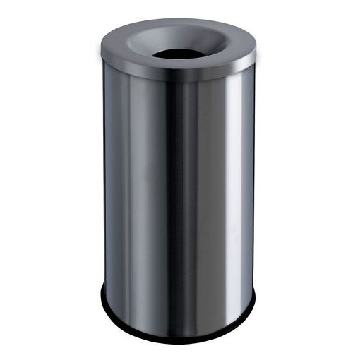 Gettacarte antifuoco inox -90 l,