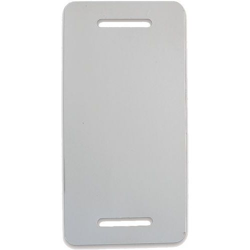 Etichetta in plastica con fessure 110 mm x 55 mm,