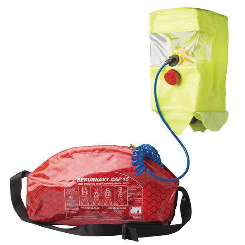 Sekur Navy Cap EEBD 15 minuti, autorespiratore di fuga in s,