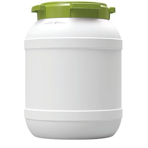 Fusto 26L Bio bianco-verde,