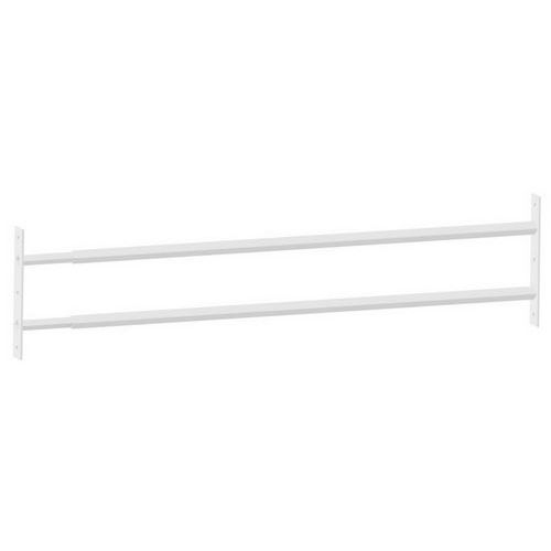 2 barre di sicurezza telescopiche finestre-Bianco-99-188cm,