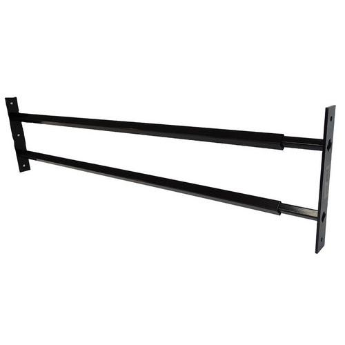 2 barre di sicurezza telescopiche per finestre-Nero-99-188cm,