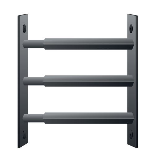 3 barre di sicurezza telescopiche finestra-Grigio-99–188cm,