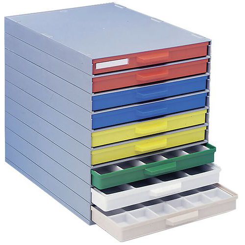 Modulo da 9 cassetti colori assortiti PM-A4,