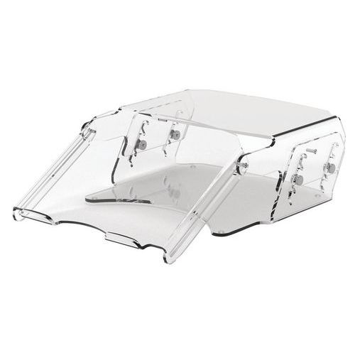 Supporto per monitor regolabile e portadocumenti Clarity,