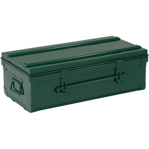 Cassetta in acciaio verde scuro 60 cm - Capacità 35 L,