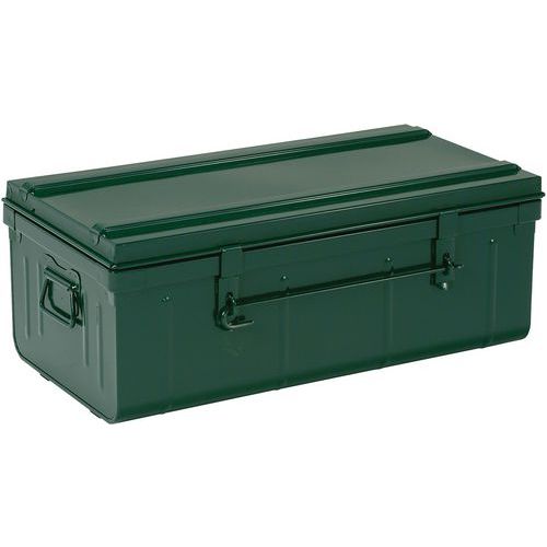 Cassetta in acciaio verde scuro 70 cm - Capacità 70 L ,