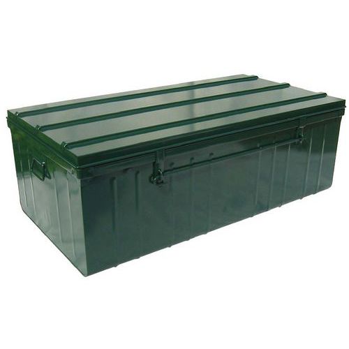 Cassetta in acciaio verde scuro 100 cm - Capacità 215 L ,