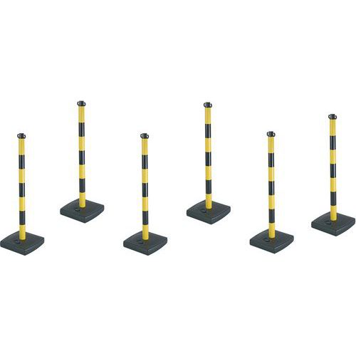 Paletto in PVC giallo da 90 cm,