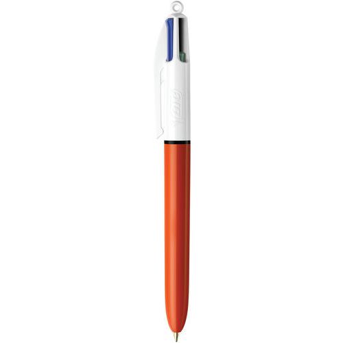 Penna a sfera Bic 4 colori a scatto - Punta 0,8 mm,